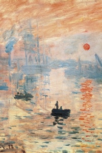 "Impressione, sole nascente", 1872, Claude Monet