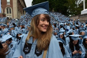 Cerimonia di laurea alla Columbia University
