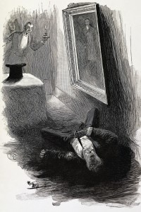 Illustrazione della morte di Doryan Gray dall'edizione del 1910 del romanzo.