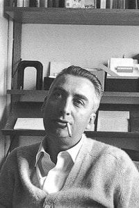 Foto di Roland Barthes, celebre intellettuale francese