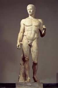 Il Doriforo, celebre statua di Policleto