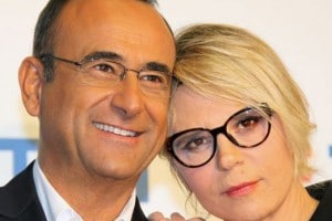 Carlo Conti e Maria De Filippi, insieme a Sanremo 2017