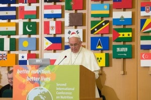 Le parole di Papa Francesco alla FAO contro la fame nel mondo