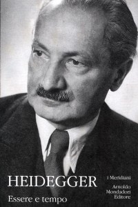 Copertina di "Essere e Tempo" di Martin Heidegger