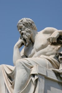 Statua greca raffigurante Socrate