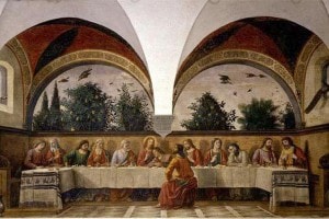 "Cenacolo" di Ognissanti, 1480, Domenico Ghirlandaio