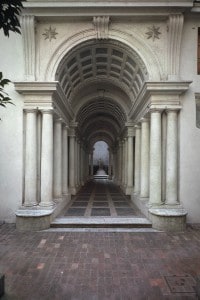 Galleria di Palazzo Spada, realizzata da Francesco Borromini