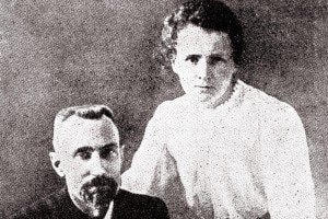 Coniugi Curie, foto d'epoca