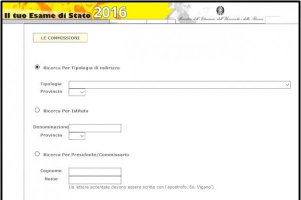 Commissari esterni 2017: link del Miur da tenere sotto controllo