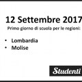 Inizio anno scolastico: le date del primo giorno di scuola a settembre 2017