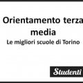 Le migliori scuole di Torino