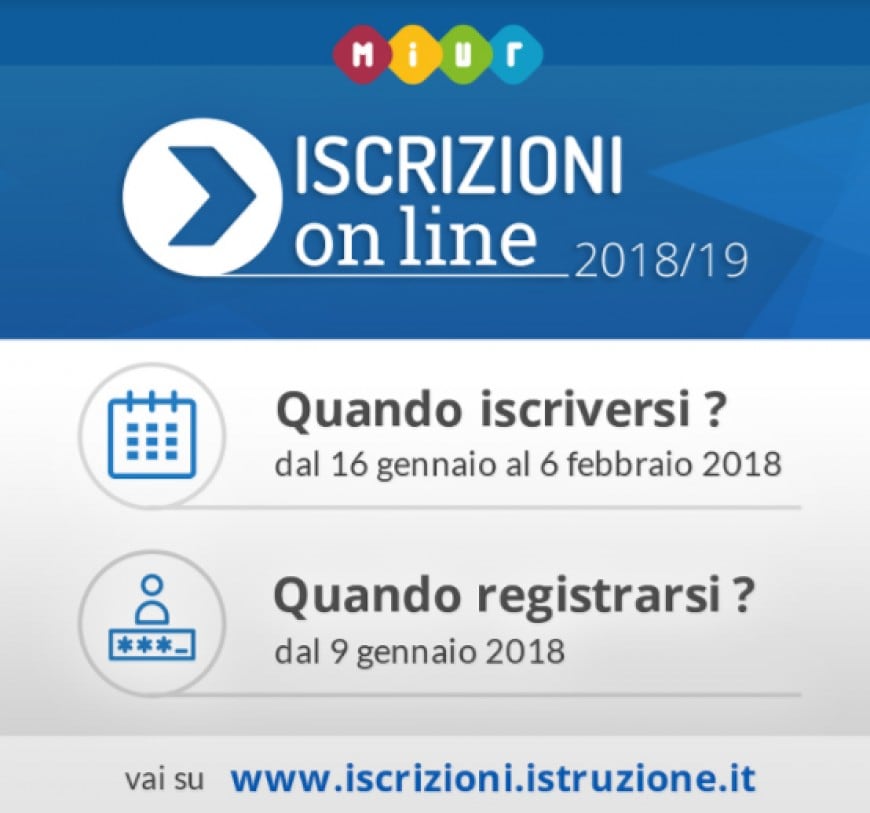 Iscrizioni on line 2018-2019