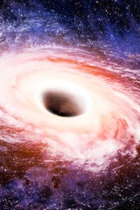 Probabile aspetto di un buco nero