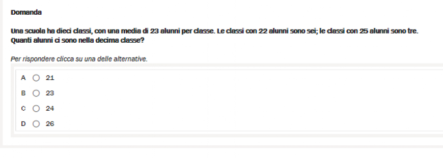 Seconda simulazione di matematica prove Invalsi terza media 2018