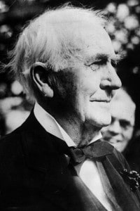 Thomas Edison, inventore della lampadina, del telegrafo e della batteria