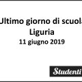Ultimo giorno di scuola 2019 Liguria
