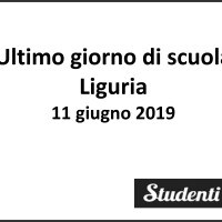 Ultimo giorno di scuola 2019 Liguria