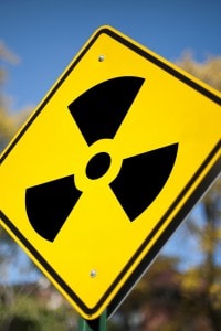 Simbolo che indica la presenza di radiazioni