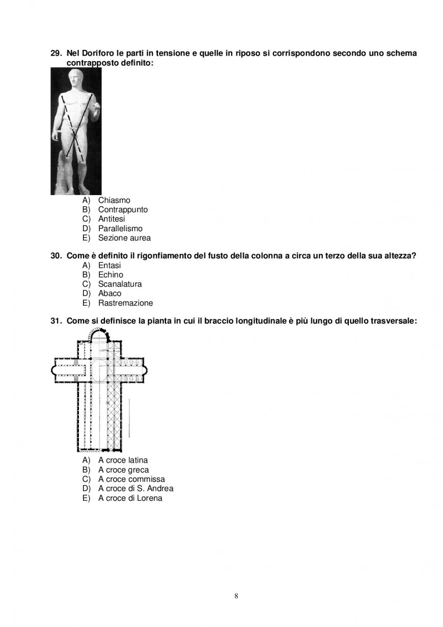 Test Architettura 2018: Domande E Soluzioni | Test Architettura 2018 ...