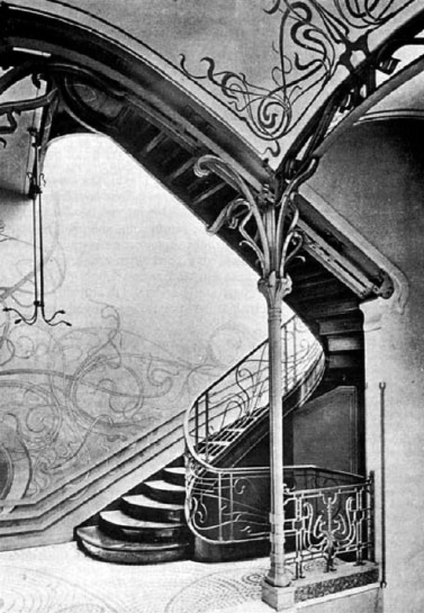 Quale è lo stile di Casa Tassel di Victor Horta?