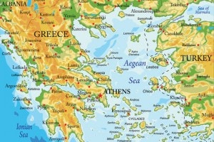 Mappa della Grecia