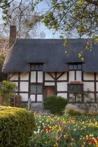 Il cottage di Anne Hathaway, moglie di William Shakespeare, a Stratford-upon-Avon