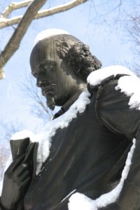 Statua di Shakespeare a Central Park, New York