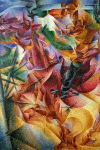 Elasticità di Umberto Boccioni, 1912