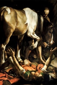 Conversione di San Paolo sulla via di Damasco di Caravaggio