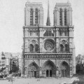 Notre Dame in una immagine del 19° secolo