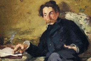 Ritratto di Stéphane Mallarmé. Olio su tela di Edouard Manet