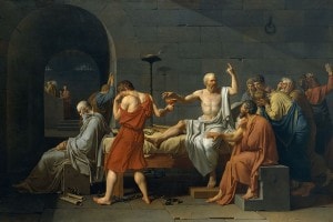 La morte di Socrate di Jacques-Louis David