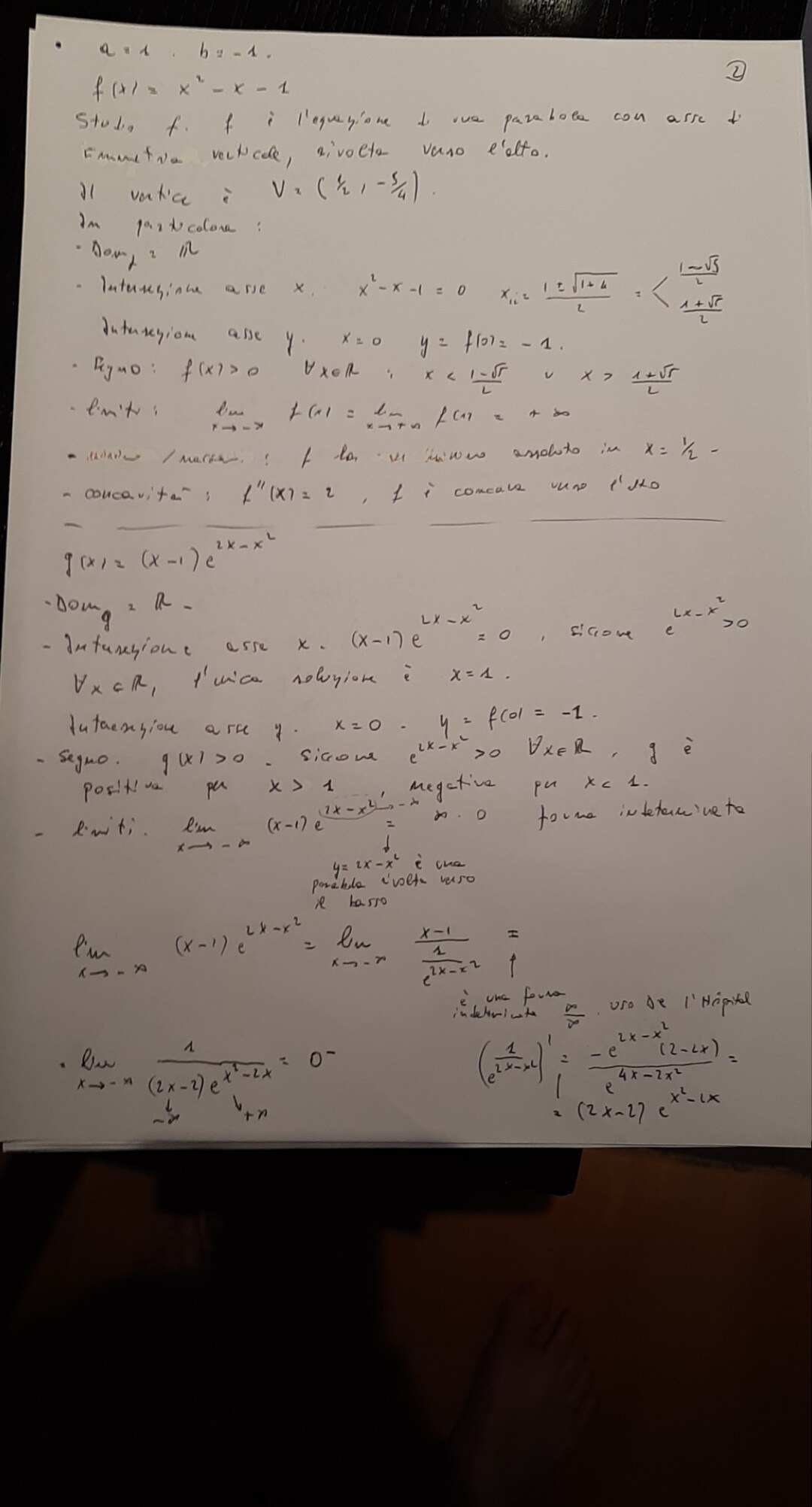 Soluzione problema di Matematica per lo Scientifico | seconda prova