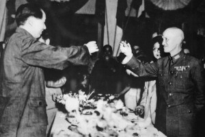 Mao Zedong e Chiang Kai-shek, 1946