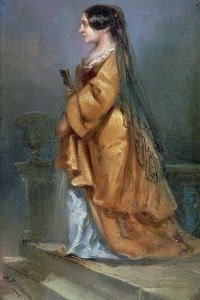 George Sand: dipinto nel 1849 da Theopile Kwiatkowski