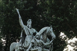 Carlo Magno, scultura in bronzo