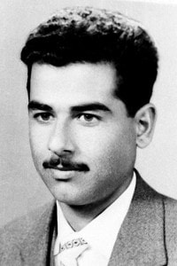 Foto di Saddam Hussein a 23 anni