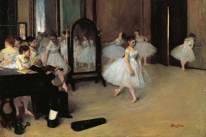 La classe di danza di Edgar Degas