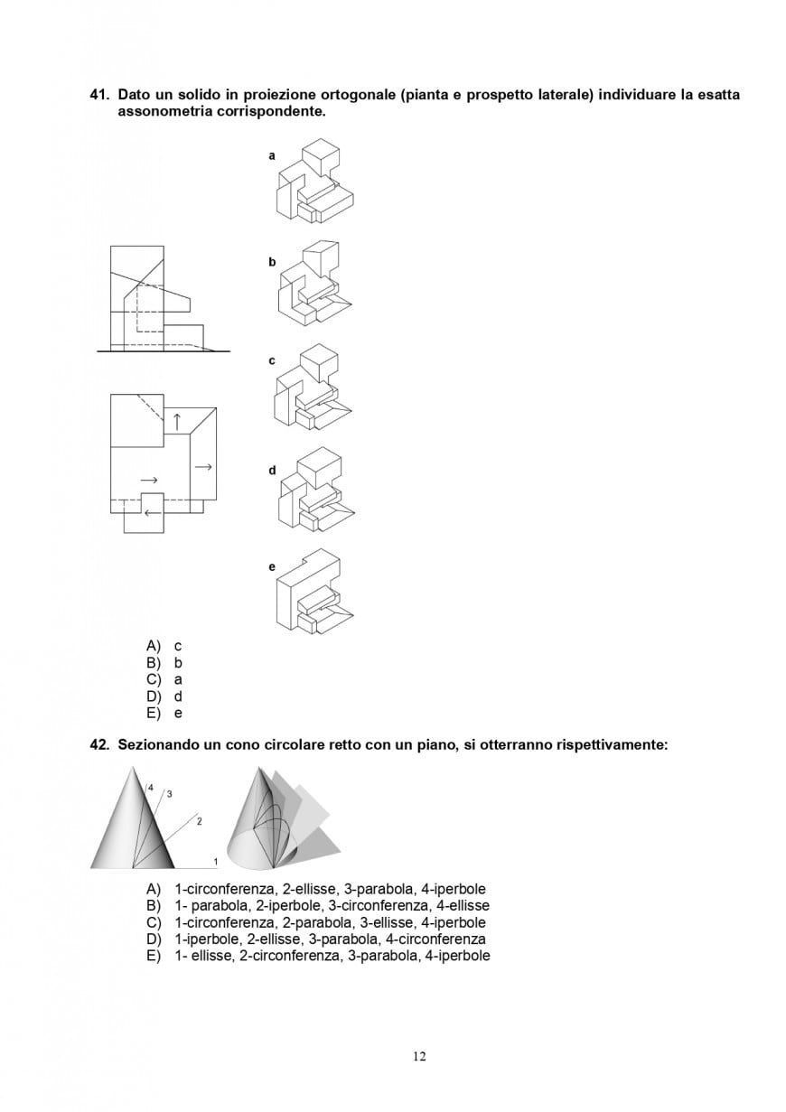 Soluzioni Test Architettura 2019 | Test Architettura 2019: Domande E ...