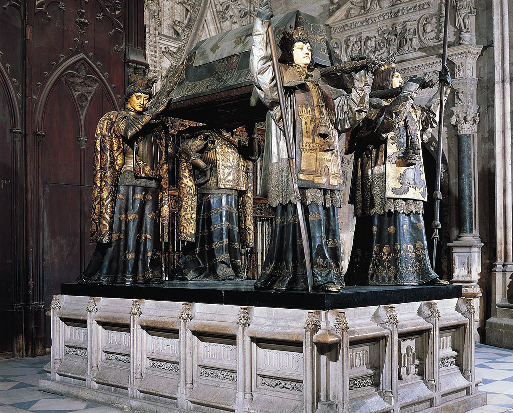 Tomba di Cristoforo Colombo nella cattedrale di Siviglia