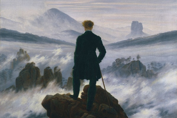 Viandante sul mare di nebbia: analisi dell'opera di Caspar David Friedrich