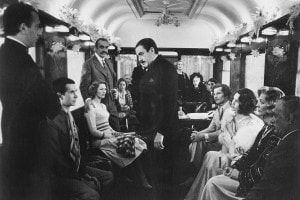 Una scena del film "Assassinio sull'Orient Express" diretto da Sidney Lumet