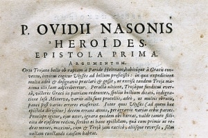 Heroides di Ovidio. Prima Epistola: Lettera da Penelope a Ulisse