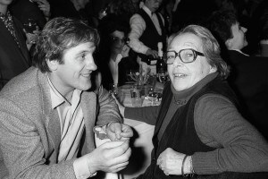 Gerard Depardieu e Marguerite Duras alla premiere dell'opera teatrale "La Musica Deuxieme" a Parigi