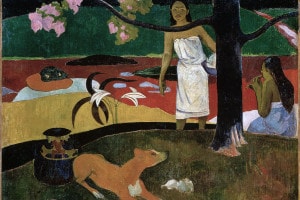 Pastorali tahitiane, 1892. Dipinto di Paul Gauguin. Collezione dell'Ermitage, San Pietroburgo