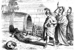 Diogene di Sinope con Alessandro Magno