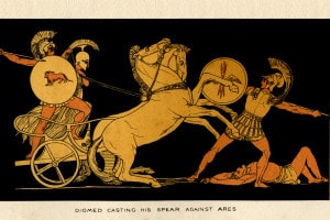 Illustrazione relativa all'Iliade di Omero