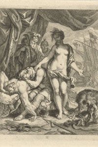 Achille piange la morte di Patroclo