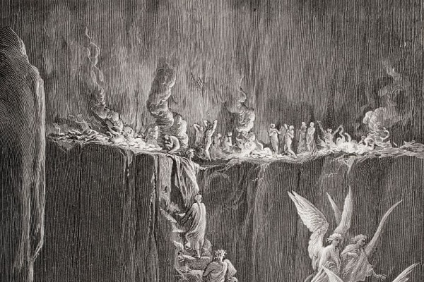 Canto XXVI del Purgatorio di Dante: testo, parafrasi, figure retoriche