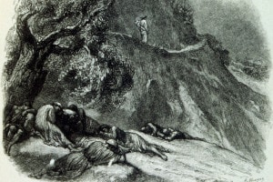 Les déstinées di Alfred de Vigny. Illustrazione di G. Bellenger